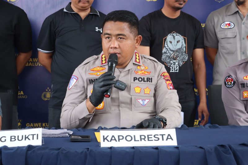 Kapolresta Tangerang Kombes Pol Andi Muhammad Indra Waspada Amirullah.